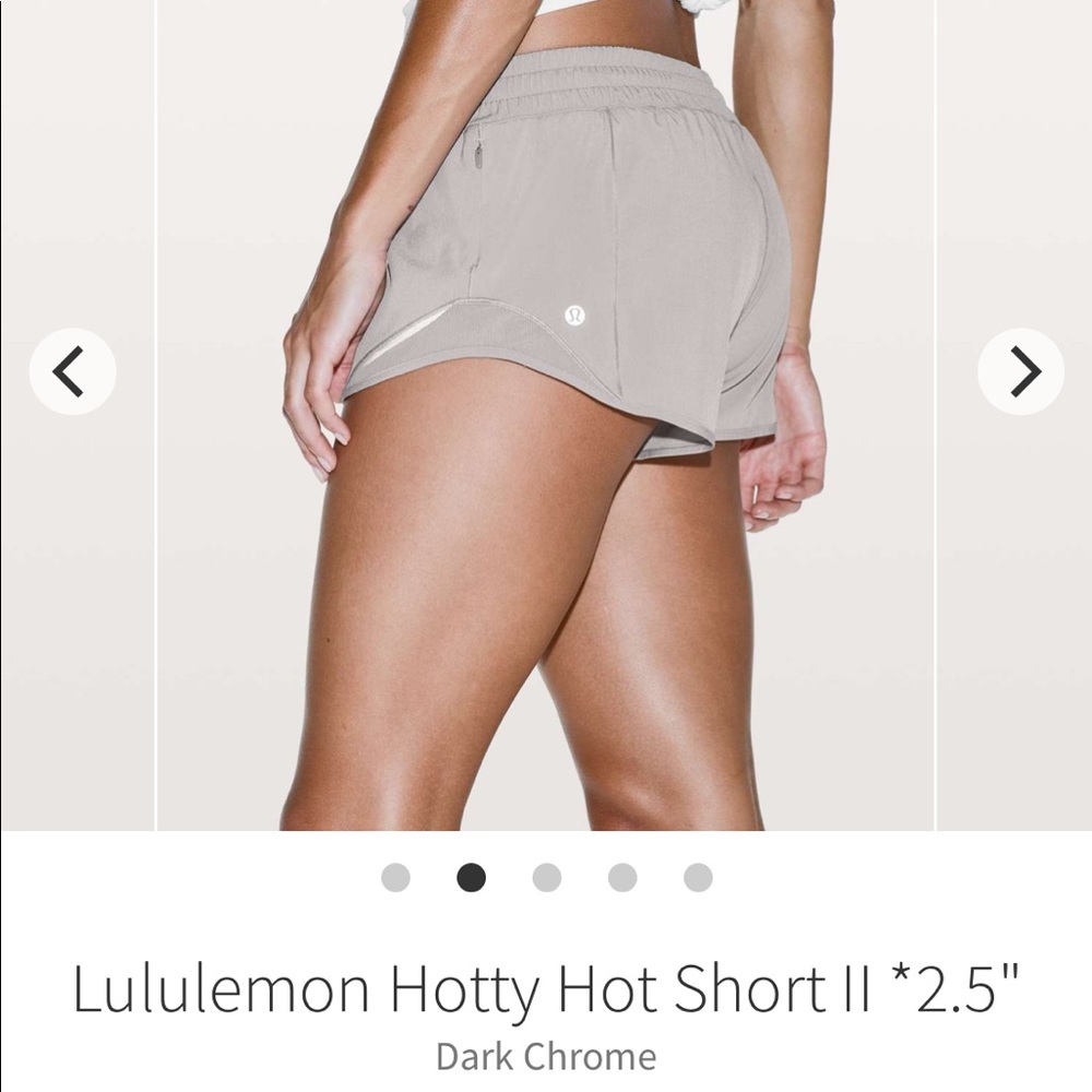 ISO- Lululemon Hotty Hot in size 6, 2.5” inseam
